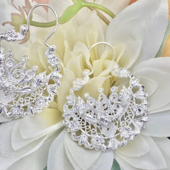 Sterling silver Jerezana earrings - Picture 4 of 6